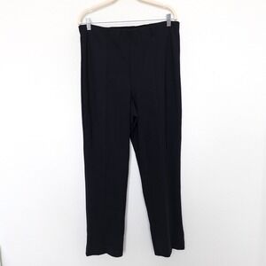 Honeylove Womens Pants Size 1X Black Stretch Sculpting Slim Shapewear Trousers